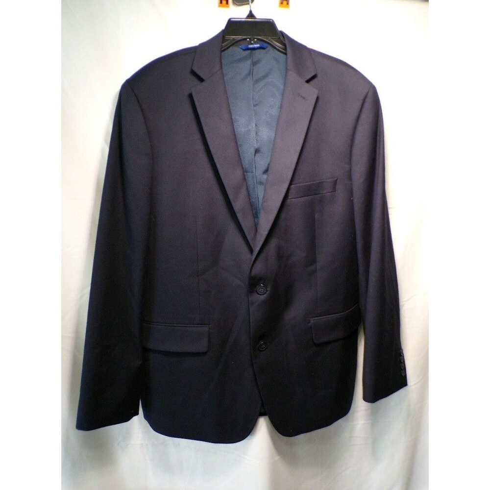 Apt. 9 Men's Blazer 46R Navy Slim Fit Performance Flex 2 Button